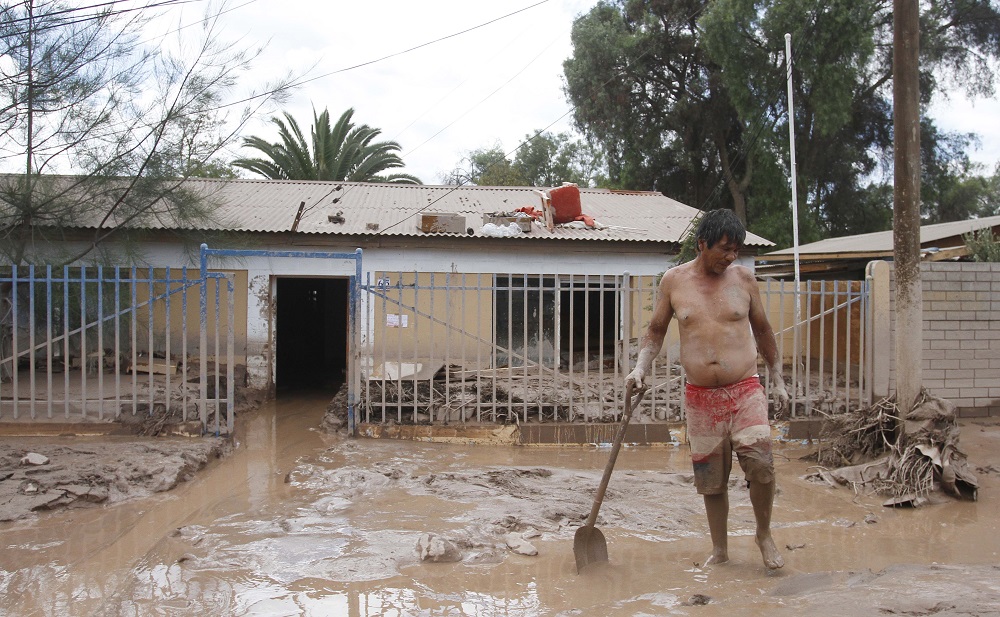 PAIPOTE: Aluvión  provoca considerables daños en Copiapo