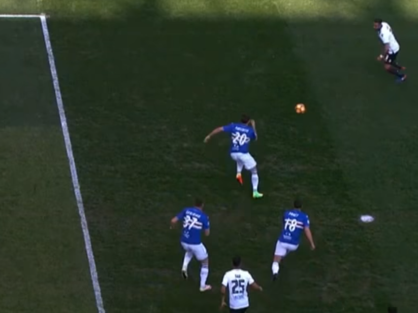 Video: Huaso Isla se mandó un golazo en el empate del Cagliari