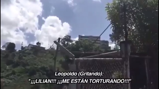 Video: “¡Lilian me están torturando!”, el diálogo a grito pelado entre Leopoldo López y su esposa desde una cárcel venezolana