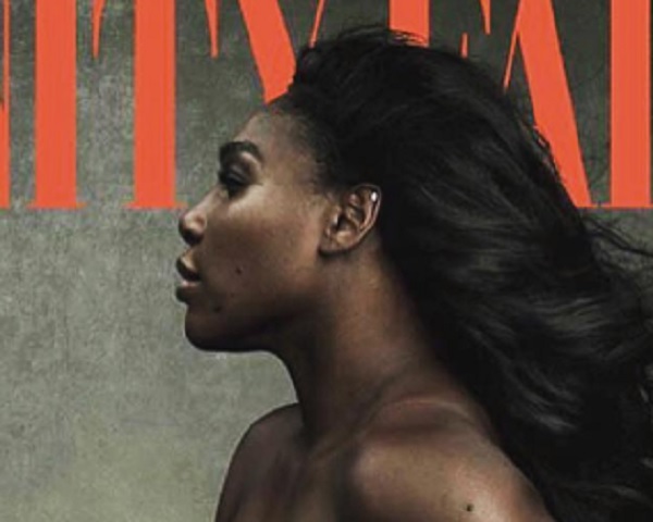Serena Williams posa desnuda y con siete meses de embarazo para conocida revista