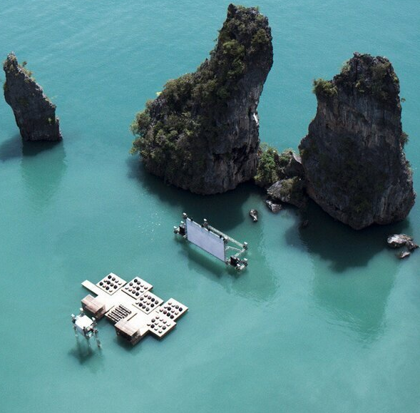 cine flotantes en tailandia