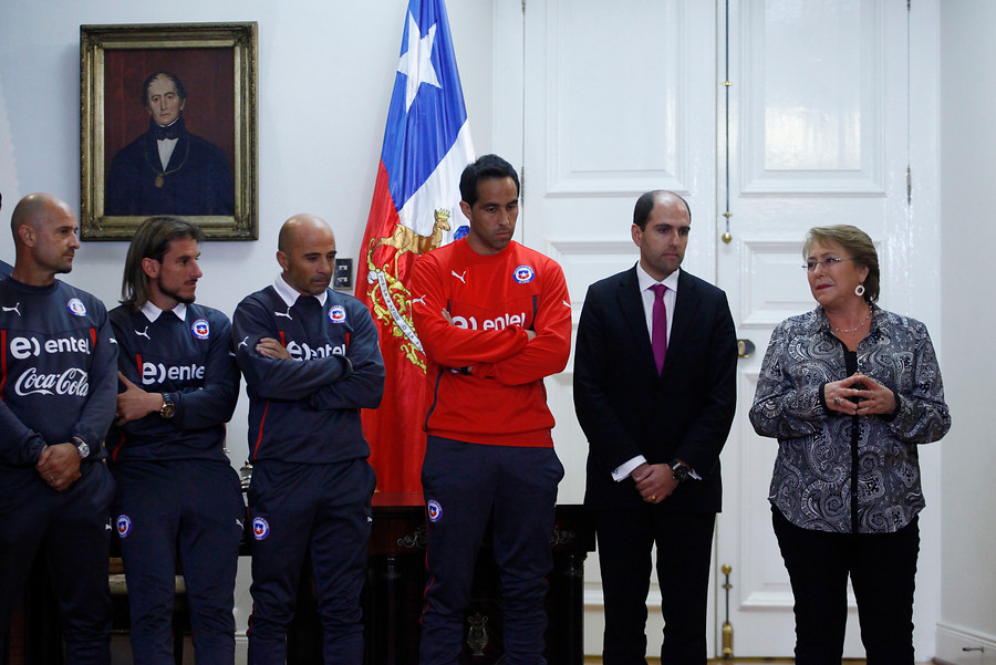 selección Chile en La Moneda 4 A1