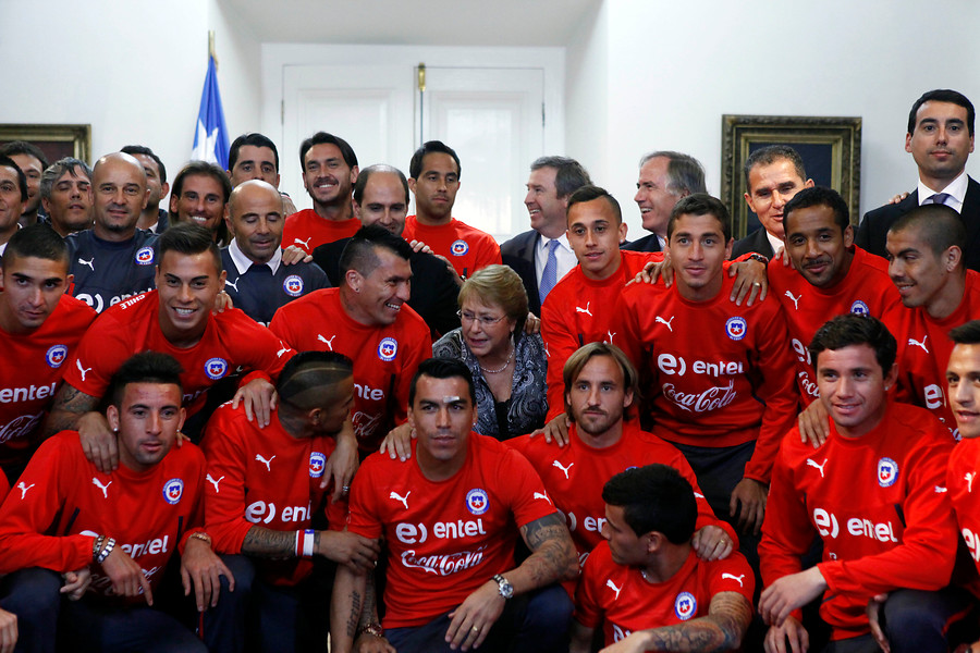 selección Chile en La Moneda 7 A1