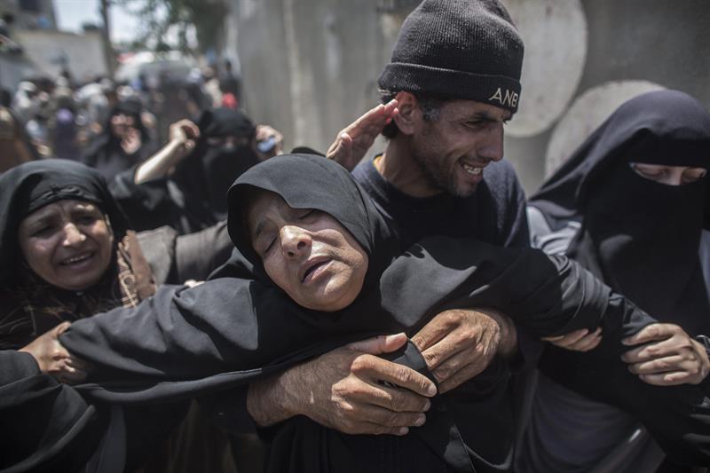 funeral palestino efe mujer