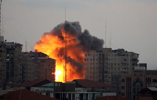 Bombardeo Gaza EFE