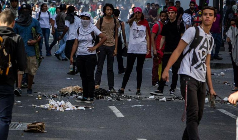 protesta Venezuela TW