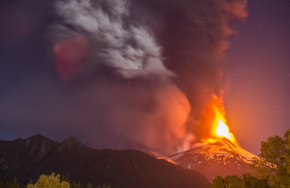 Erupción del Volcán Villarica