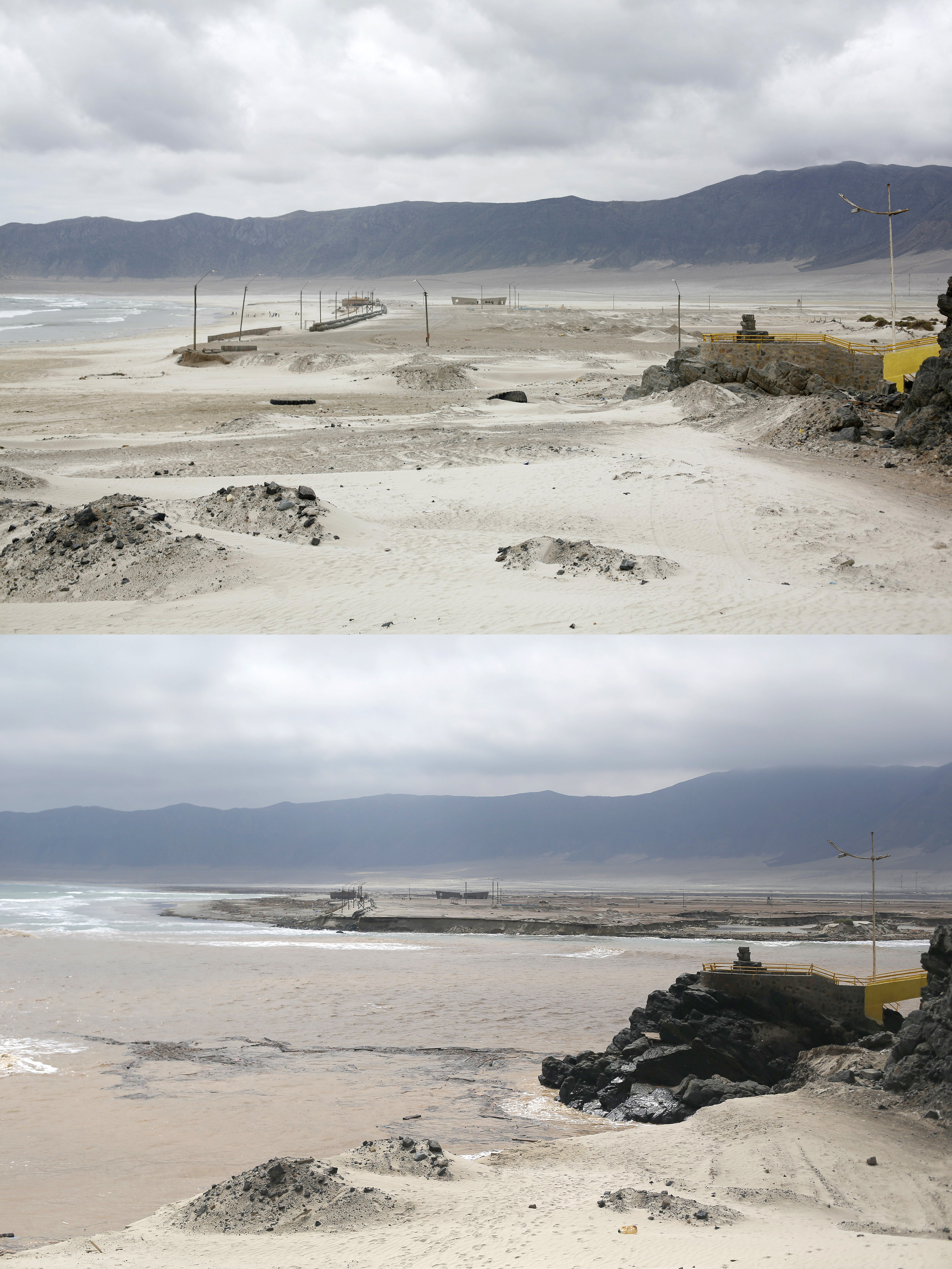 CHAÑARAL: Antes y despues del Aluvion