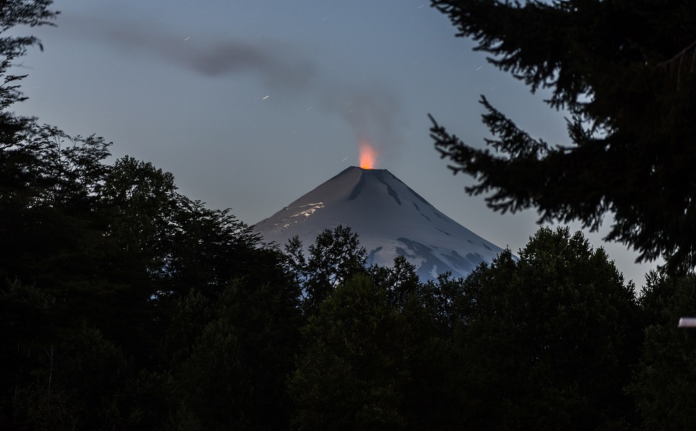 Alerta preventiva en el Volcan Villarrica