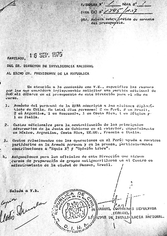 Crímenes-sin-fronteras-El-documento-secreto-de-la-DINA-firmado-por-Manuel-Contreras