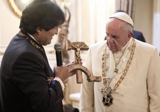 Evo Morales Papa EFE