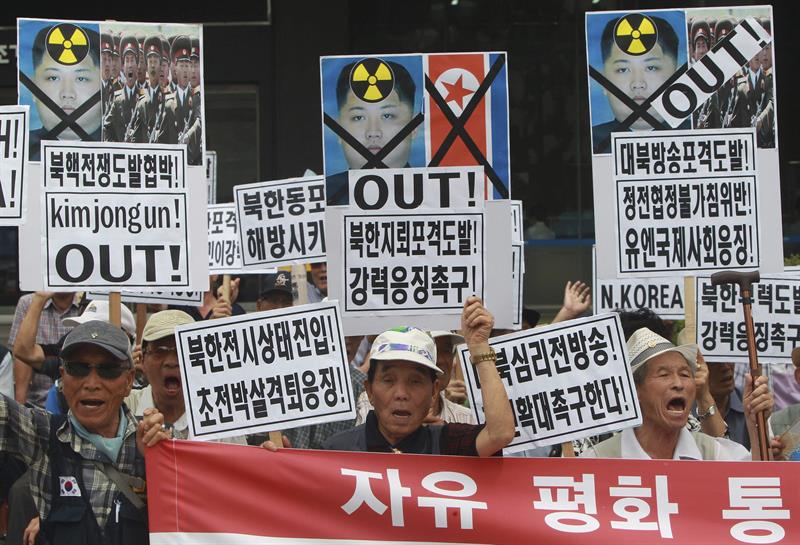 Corea del Sur protesta EFE
