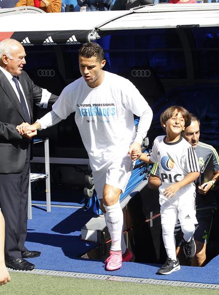 Cristiano Ronaldo niño sirio Zaid EFE