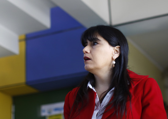 08 de Agosto de 2016/SANTIAGO La ministra de Justicia, Javiera Blanco llega a la “Casa Nacional de Niño” para anunciar plan de control de salud en centros de Sename. FOTO:MARIO DAVILA/AGENCIAUNO