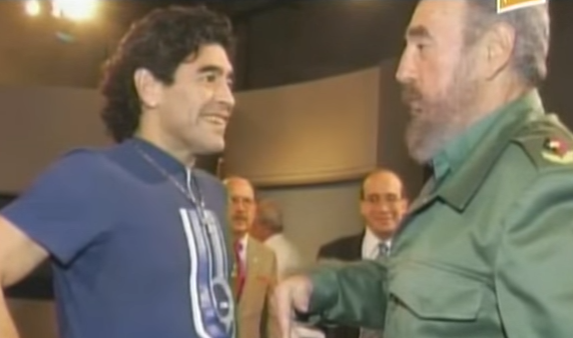 Maradona y Fidel YT