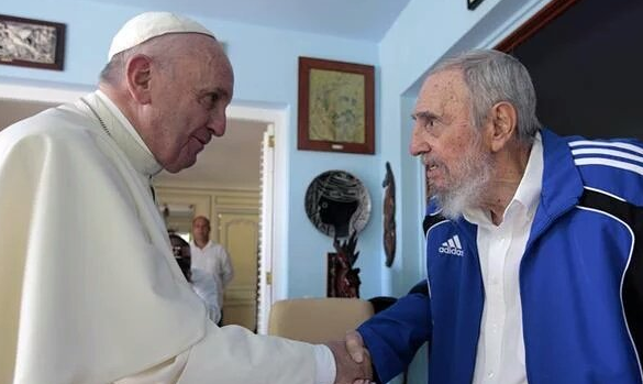 Papa Francisco y Fidel