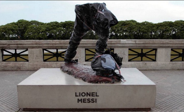 Estatua de Messi Foto de OffsideStats