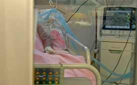 Aumento de pacientes graves por Covid-19 provoca una saturación en uso de camas en la Unidad de Cuidados Intensivos (UCI) del Hospital Dr. Ernesto Torres Galdames.