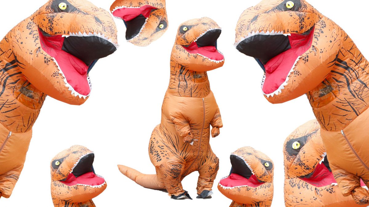 Humor. Imperdibles fotos de dinosaurios votando