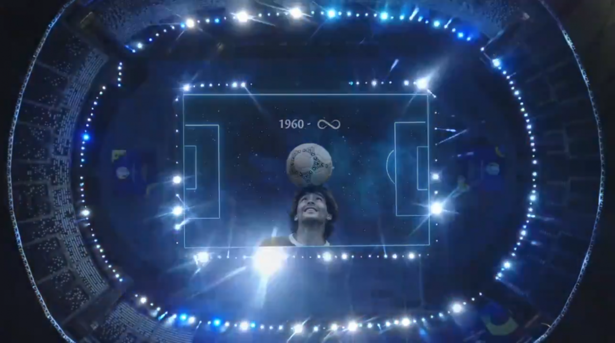 Homenaje a Diego Maradona en la Copa América
