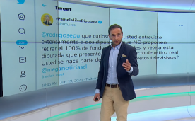 Rodrigo Sepúlveda la responde en vivo a Pamela Jiles