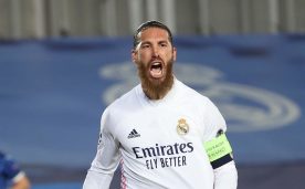 El futbolista del Real Madrid, Sergio Ramos