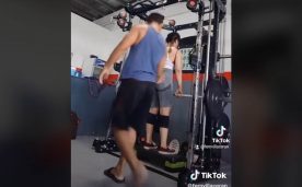 Instructora fitness captó en vivo a su acosador a través de un TikTok