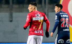 Detalle de la camiseta de Mathias Pinto, durante el partido valido por el Campeonato Nacional AFP PlanVital 2021, entre Universidad de Chile y Ñublense, disputado en el Estadio El Teniente de Rancagua.