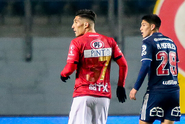Detalle de la camiseta de Mathias Pinto, durante el partido valido por el Campeonato Nacional AFP PlanVital 2021, entre Universidad de Chile y Ñublense, disputado en el Estadio El Teniente de Rancagua.