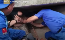 rescatan a bebé en China