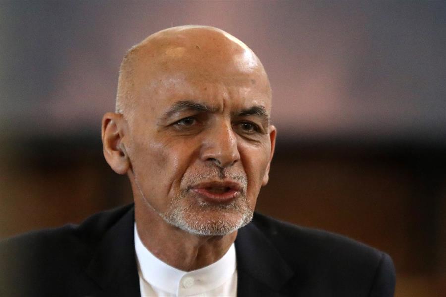 El presidente afgano, Ashraf Ghani
