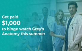 Una empresa de asistencia médica ofrece mil dólares a quien vea todas las temporadas de Grey's Anatomy y pueda responder una simple pregunta.