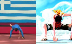 El griego Miltiadis Tentoglu, celebró la medalla de oro obtenida en la final olímpica de longitud con famosa pose hecha por el protagonista de One Piece.
