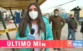 Periodista de Chilevisión fue interrogada por carabineros