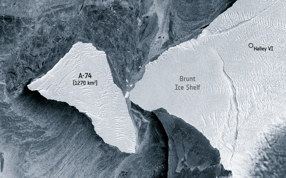 Iceberg gigante estuvo cerca de colisionar con la Antártida