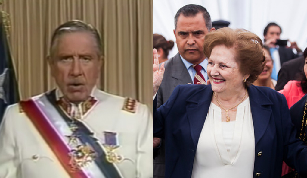 Augusto Pinochet y Lucía Hiriart