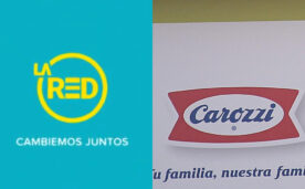 Logos de La Red y Carozzi