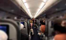 pasajeros avión mascarilla