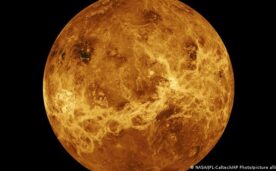 Imagen de Venus, capturada por la NASA.