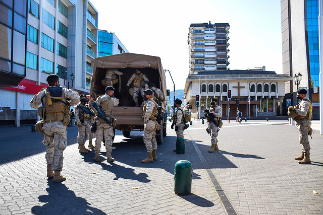Militares en Temuco