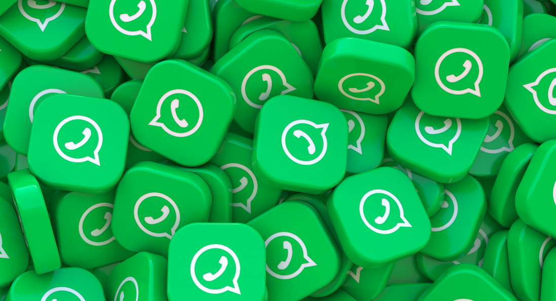 Logo de Whatsapp en 3D
