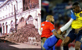 Hilo de Twitter sobre terremotos como escenas icónicas del fútbol