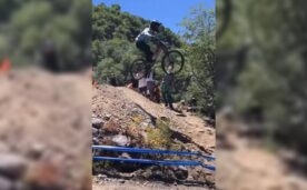 Gato Silva realiza mountain bike