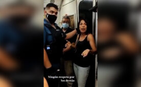 ¿Qué pasó con la mujer que fue encarada en el Metro por negarse a usar mascarilla?