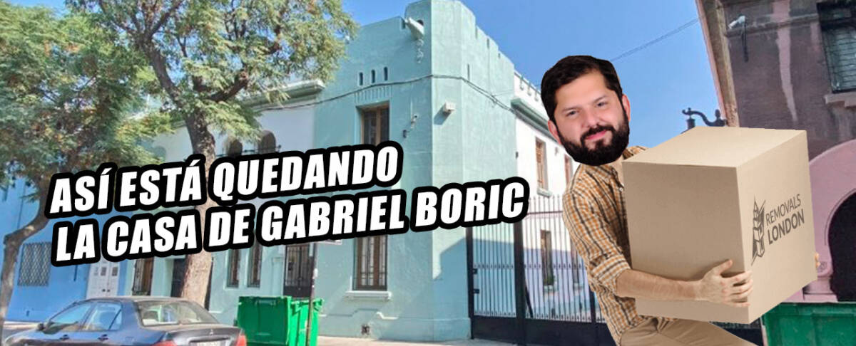 Así está quedando la casa de Gabriel Boric